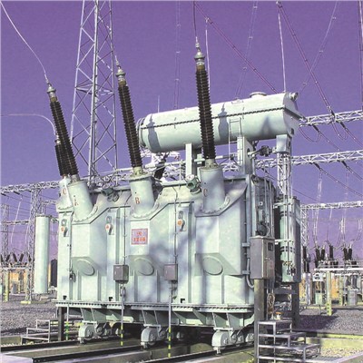 220kV třívinutý výkonový transformátor s odbočkovým přepínačem mimo okruh